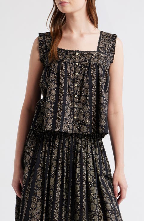 The Victorian Lace Trim Tank