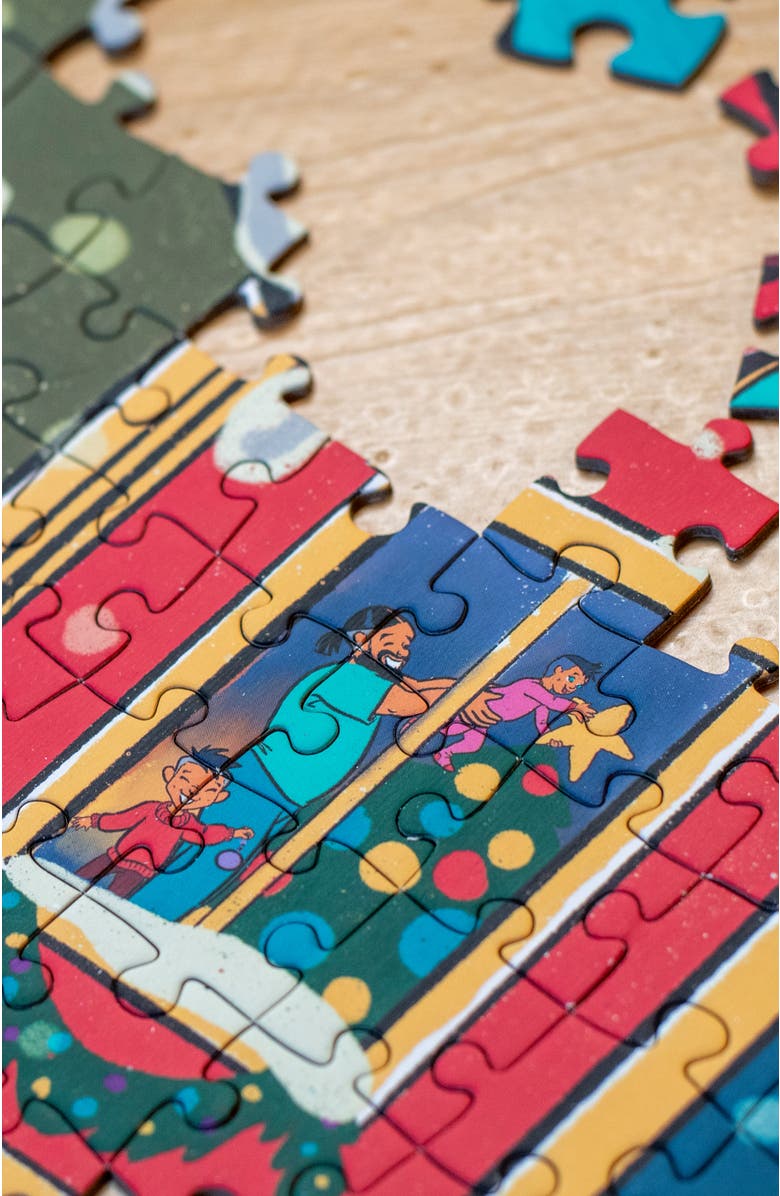 Puzzles of Color Twas the Night Before Christmas - 750 Piece Puzzle, Alternate, color, Multi