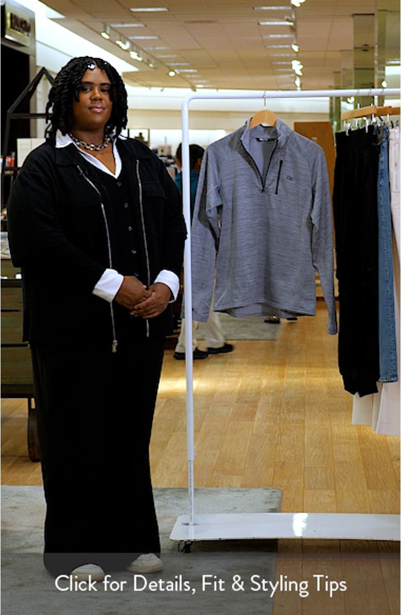 Vigor Grid Fleece Quarter Zip, sales video thumbnail