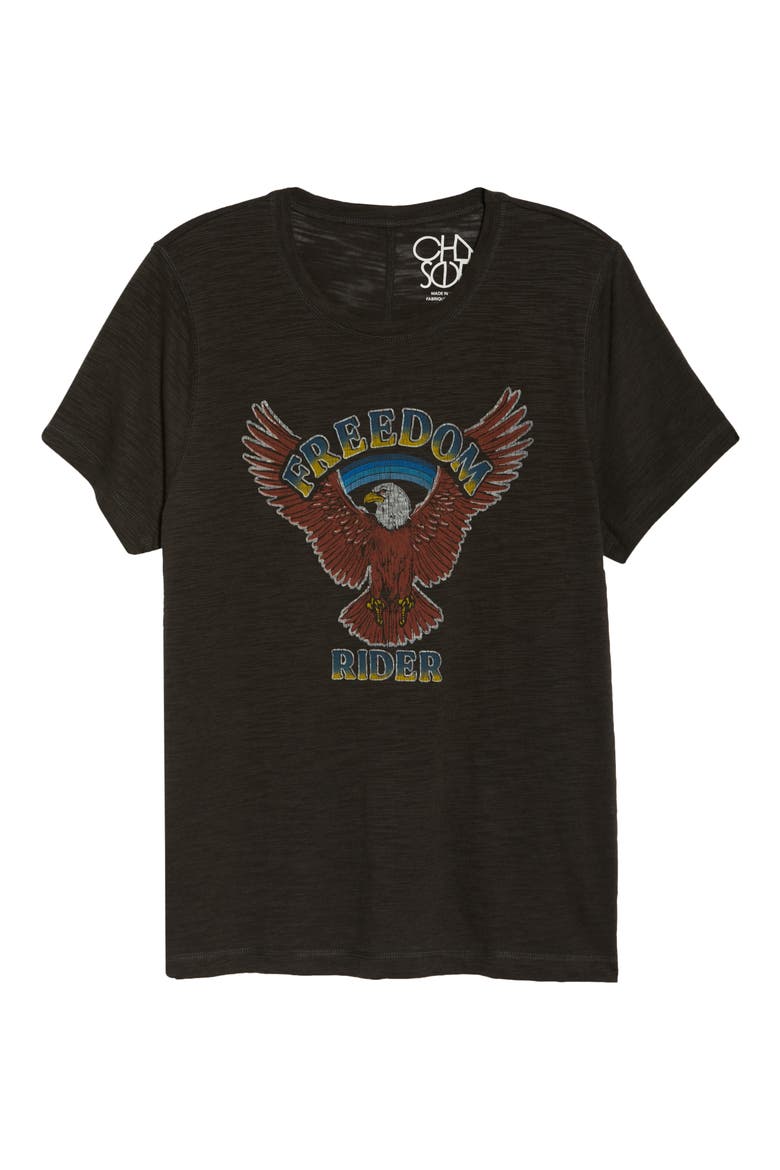 Freedom Rider Graphic Tee, Alternate, color, VINTAGE BLACK