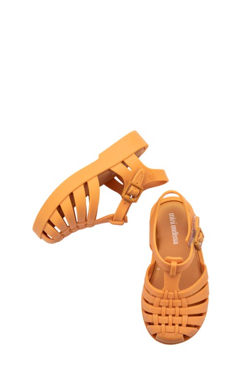 Mini Melissa Possession Jelly Sandal In Orange