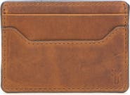 Frye Logan Leather Money Clip Card Case