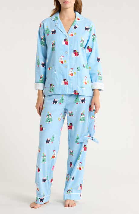 PJ Salvage Print Flannel Pajamas