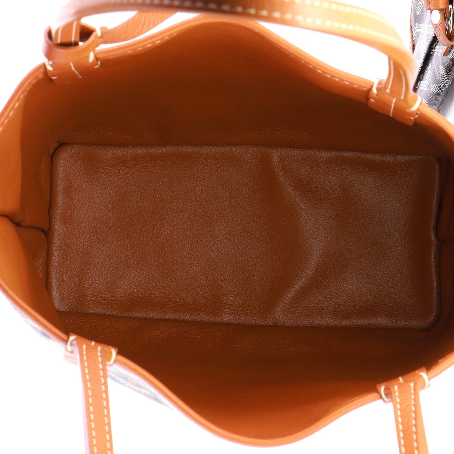 Pre-Owned Goyard Anjou Reversible Tote Coated Canvas Mini, Alternate, color, Brown