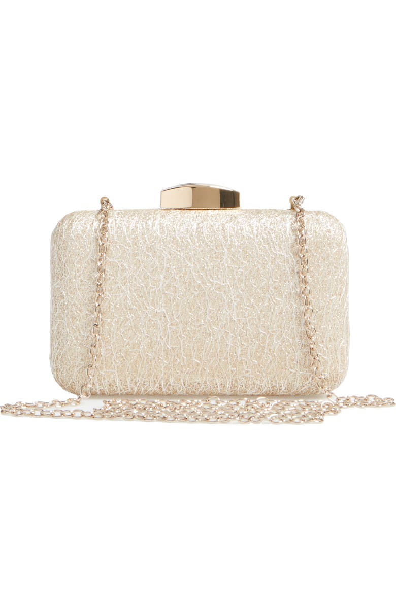 Nordstrom Abstract Lace Minaudière, Alternate, color,