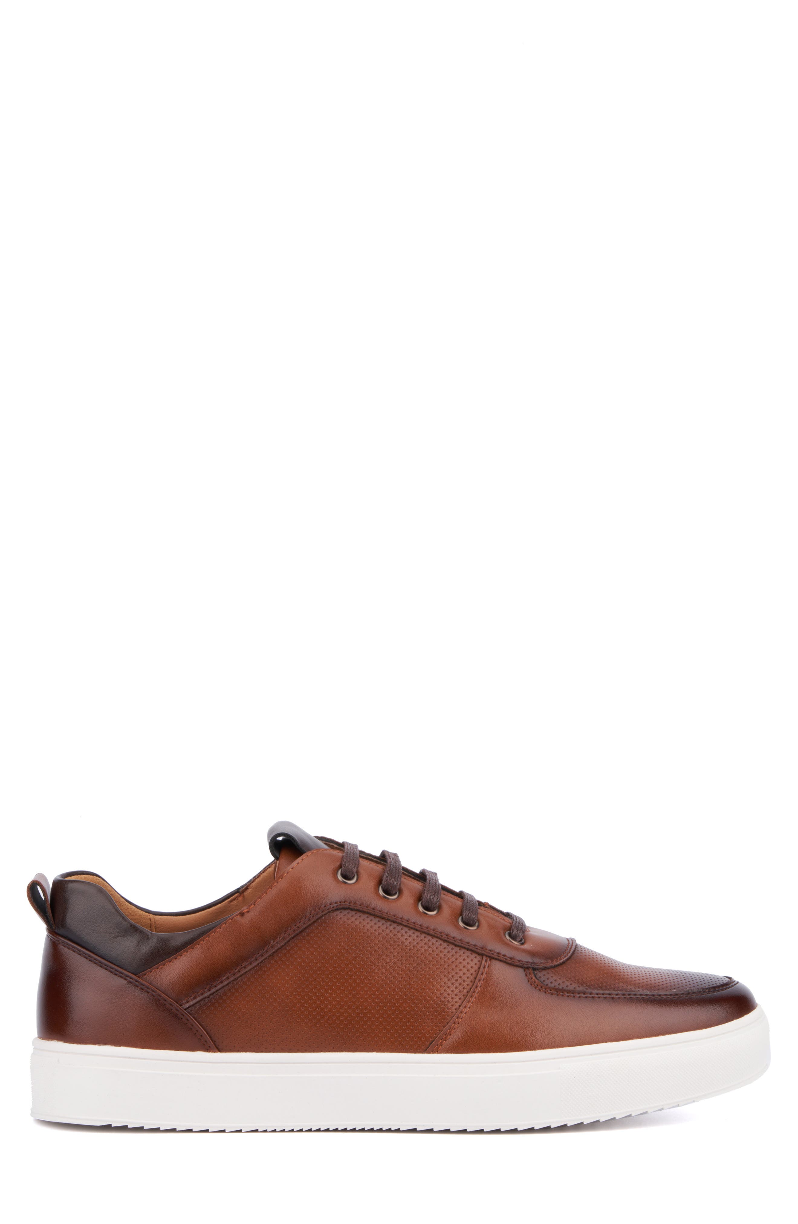 XRAY Andra Faux Leather Sneaker, Alternate, color, Cognac