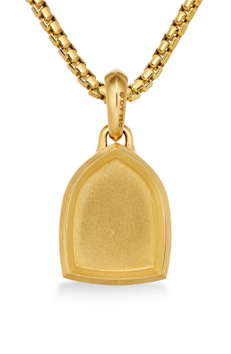 David Yurman St. Anthony Amulet in 18K Yellow Gold, Alternate, color, 18K Yellow Gold