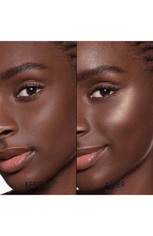 Dior Forever Glow Luminizer Highlighter Powder In 02 Gold Halo