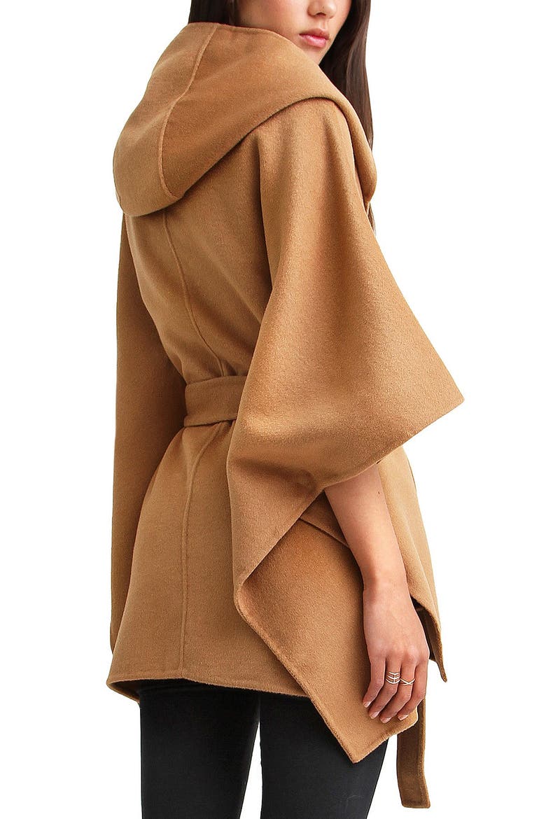 Jackson Landing Wool Blend Cape Coat, Main, color, CAMEL