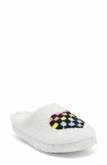 JOE BOXER Heart Faux Shearling Slipper