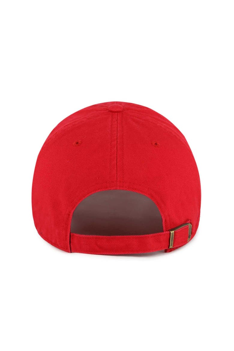 Women's '47  Red Portland Trail Blazers Confetti Undervisor Clean Up Adjustable Hat, Alternate, color, Red