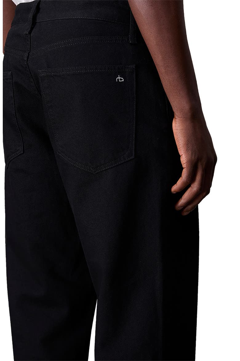 Tapered Leg Jeans, Alternate, color, BLACK