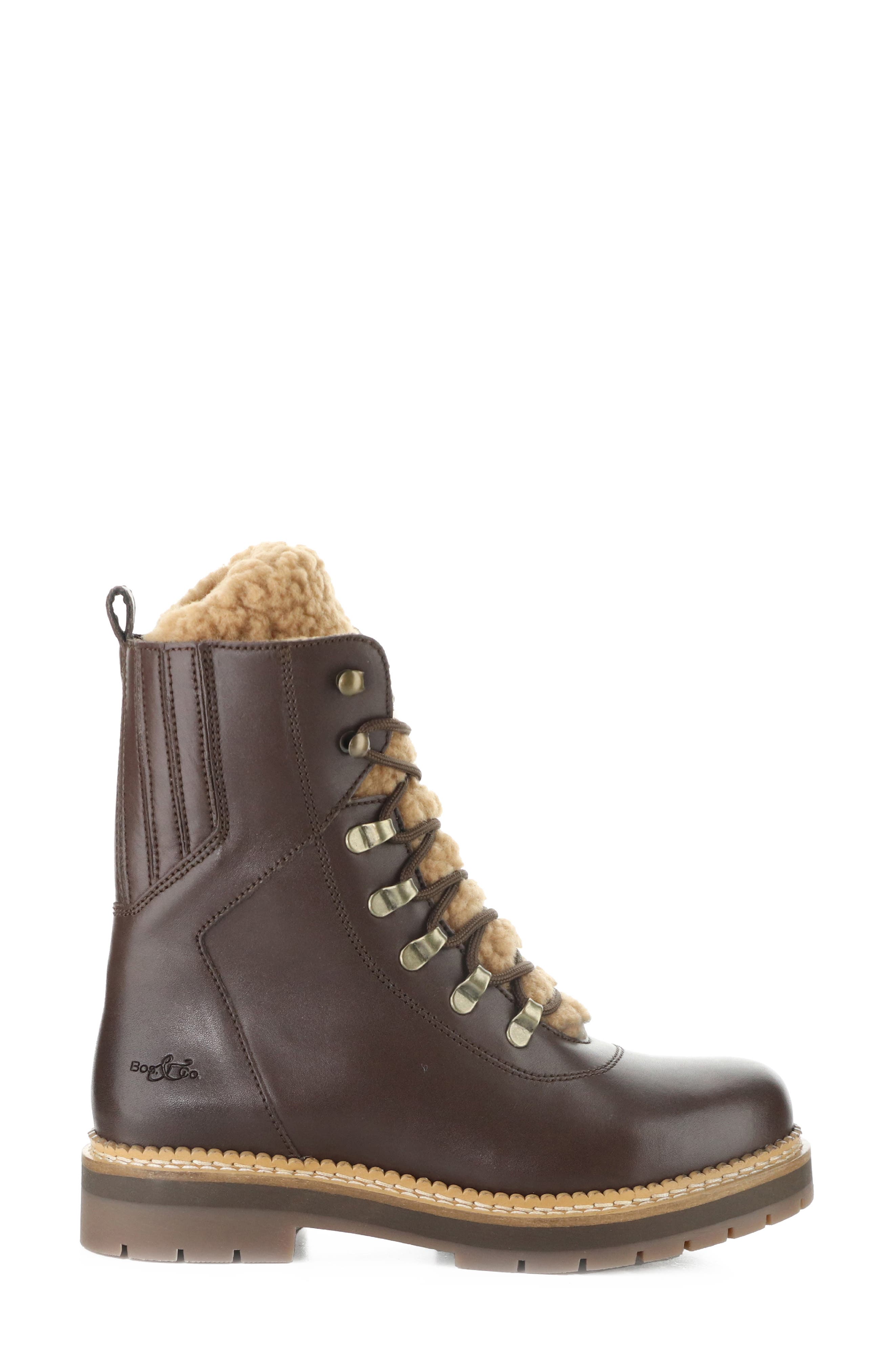 Adley Waterproof Wool Boot, Alternate, color, DK BROWN