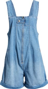 Free People Jude Cotton Shortalls