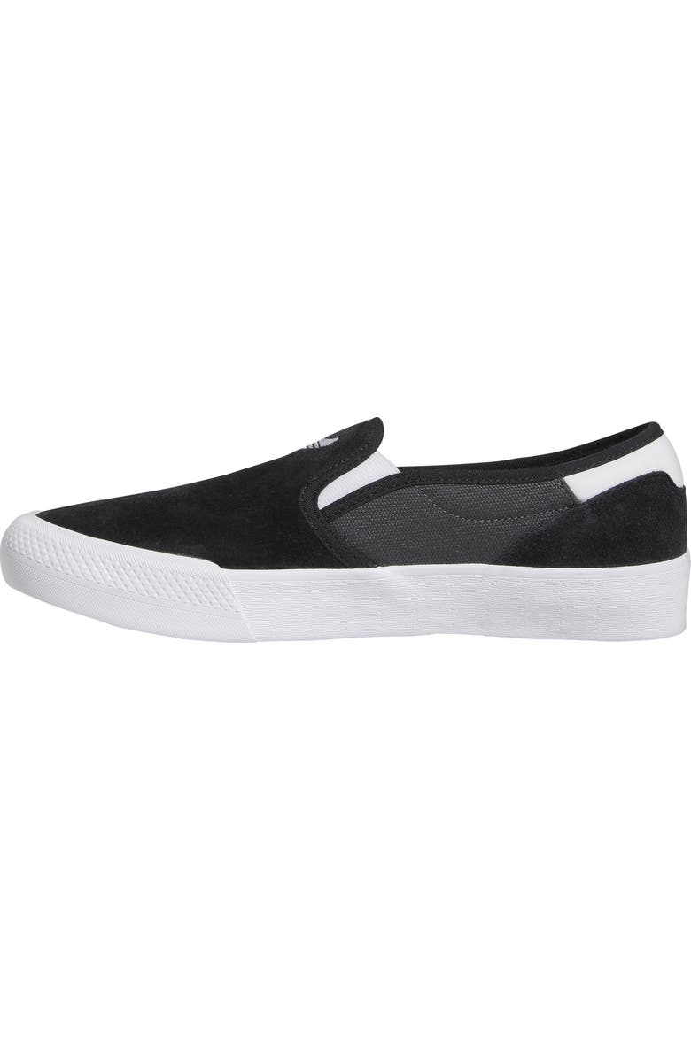 adidas Shmoofoil Slip-On Sneaker, Alternate, color, Black/ Grey/ White