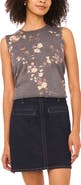 Vince Camuto Floral Sleeveless Sweater