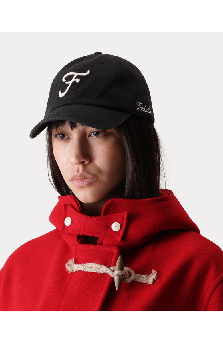 Fortela Chino Cotton Cap, Alternate, color, Black