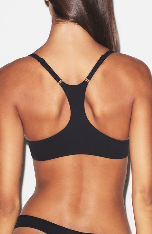 Skims Fits Everybody Racerback Demi Bra In Brown