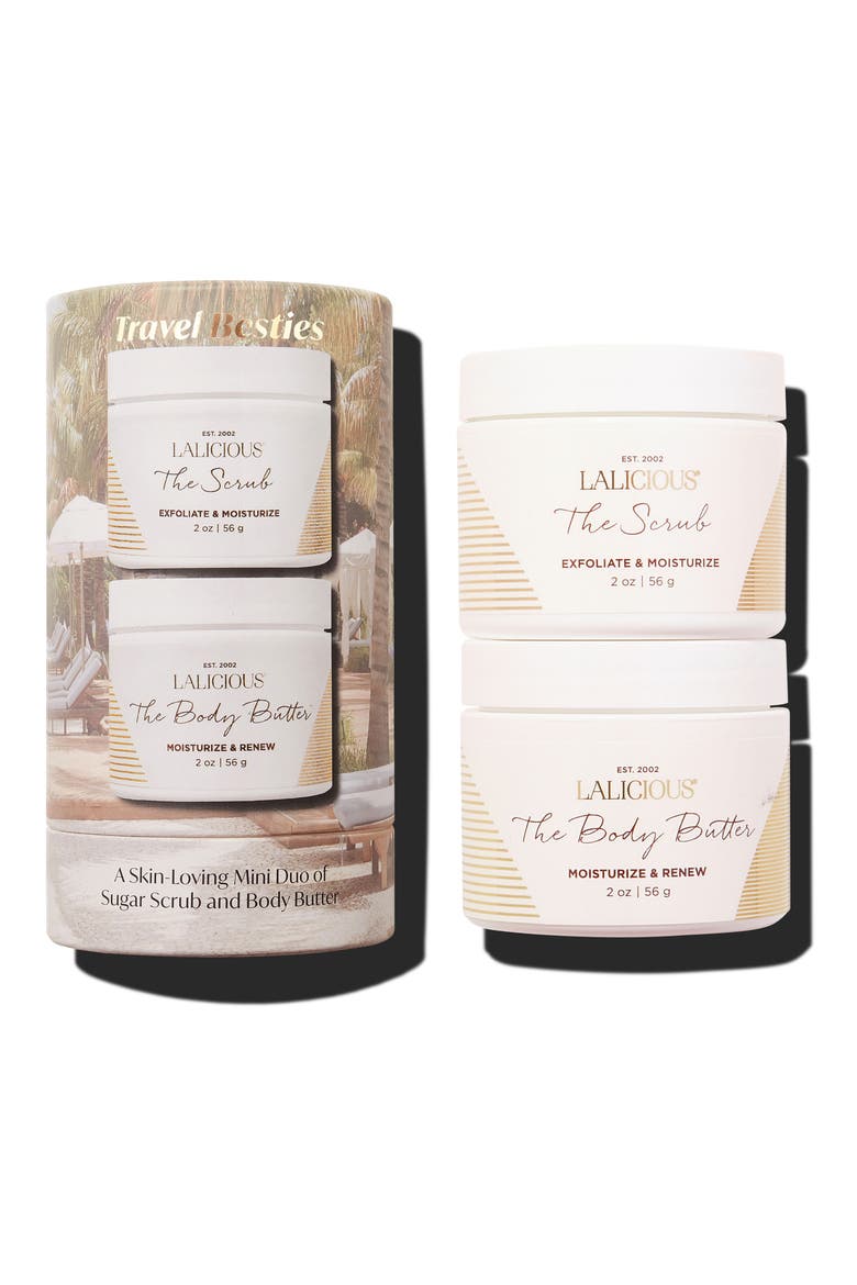 Sugar Scrub & Body Butter Travel Size Set (Limited Edition), Alternate, color, NO COLOR