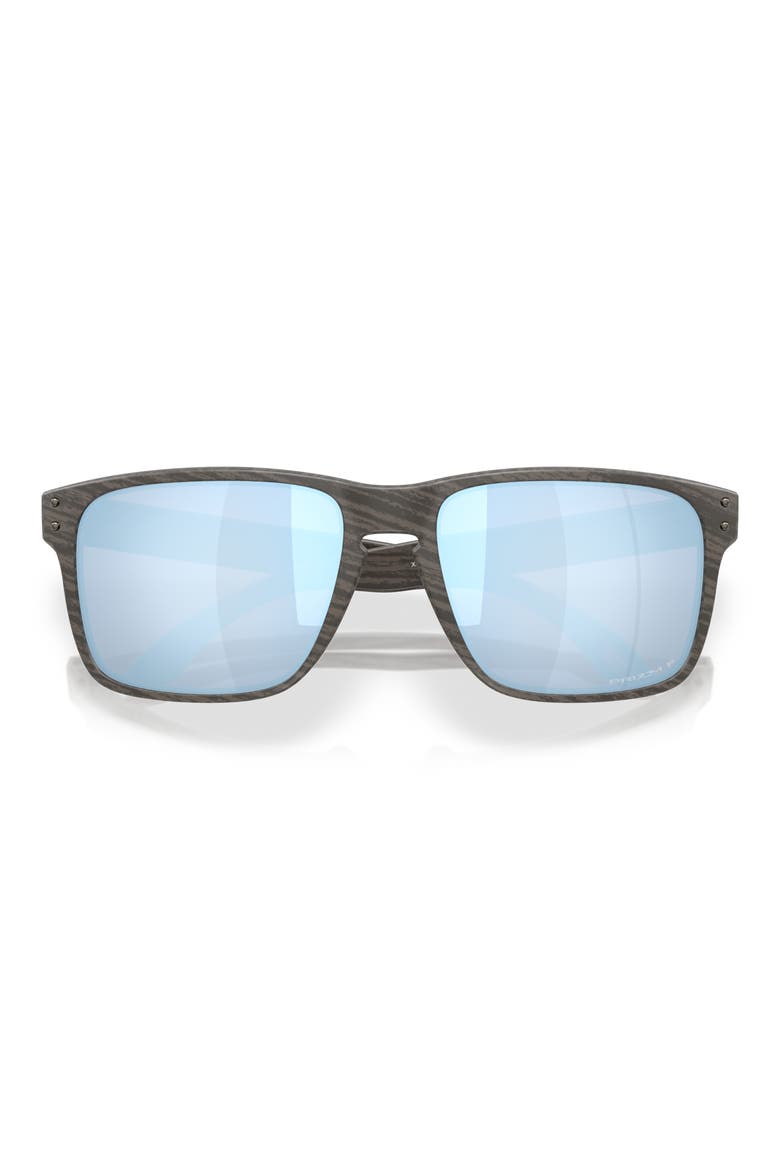 Prizm™ Deep H2O 61mm Rectangular Sunglasses, Alternate, color, LIGHT WOOD