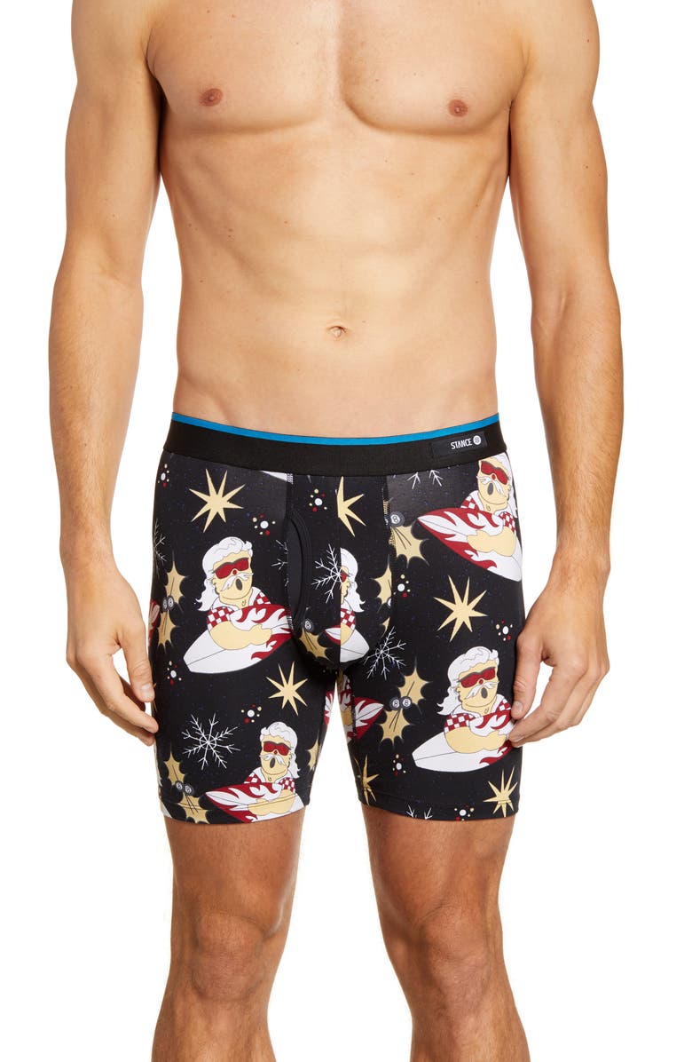 Stance Surfin' Santa Boxer Briefs, Main, color, 