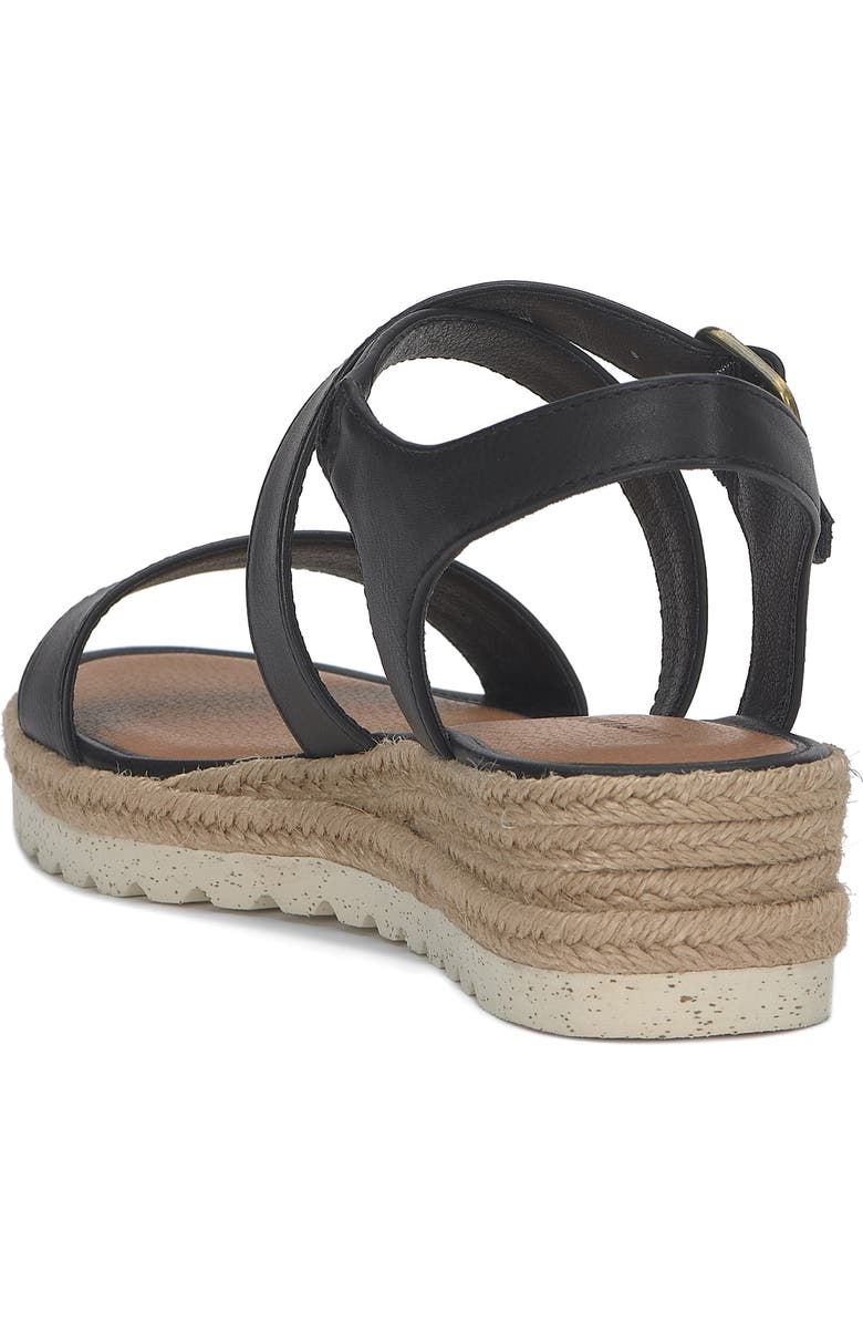 Lucky Brand Trianna Strappy Platform Sandal, Alternate, color, Black Taobrl