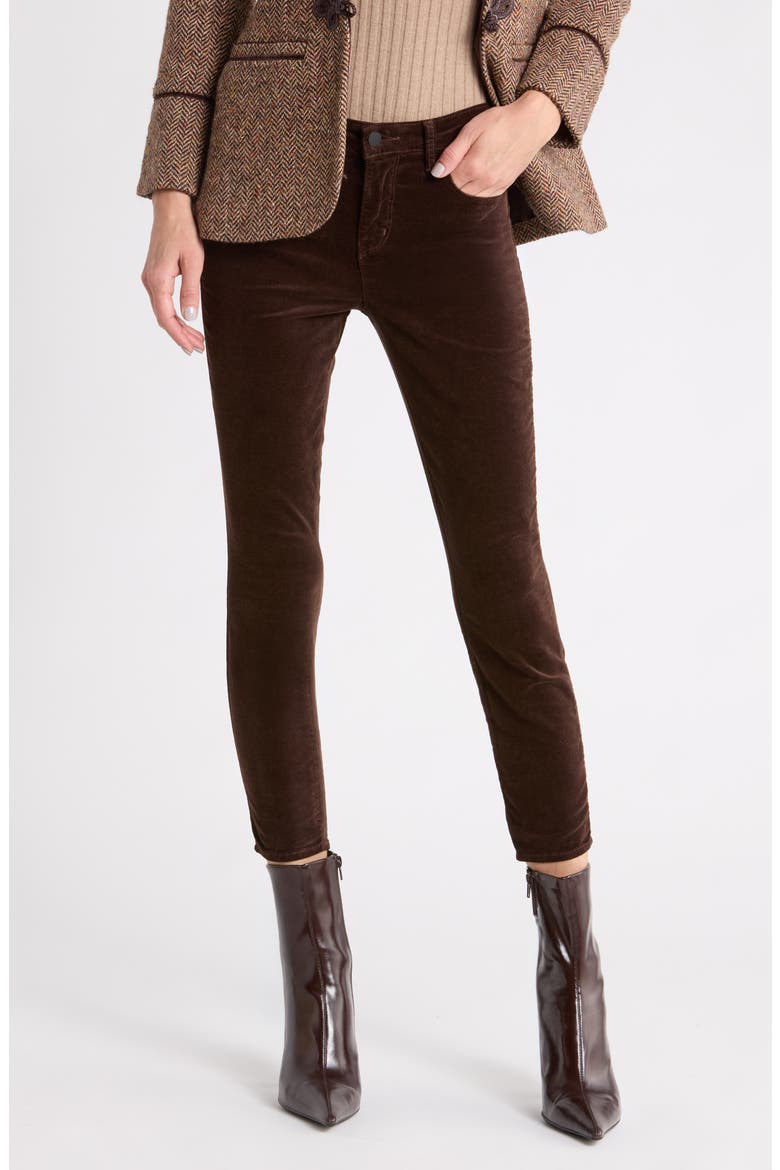 Margot Velvet Crop Skinny Jeans, Main, color, COFB
