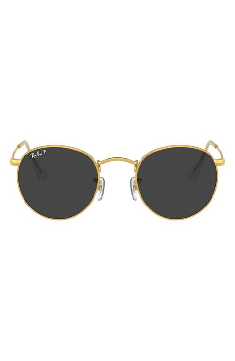 47mm Small Polarized Round Sunglasses