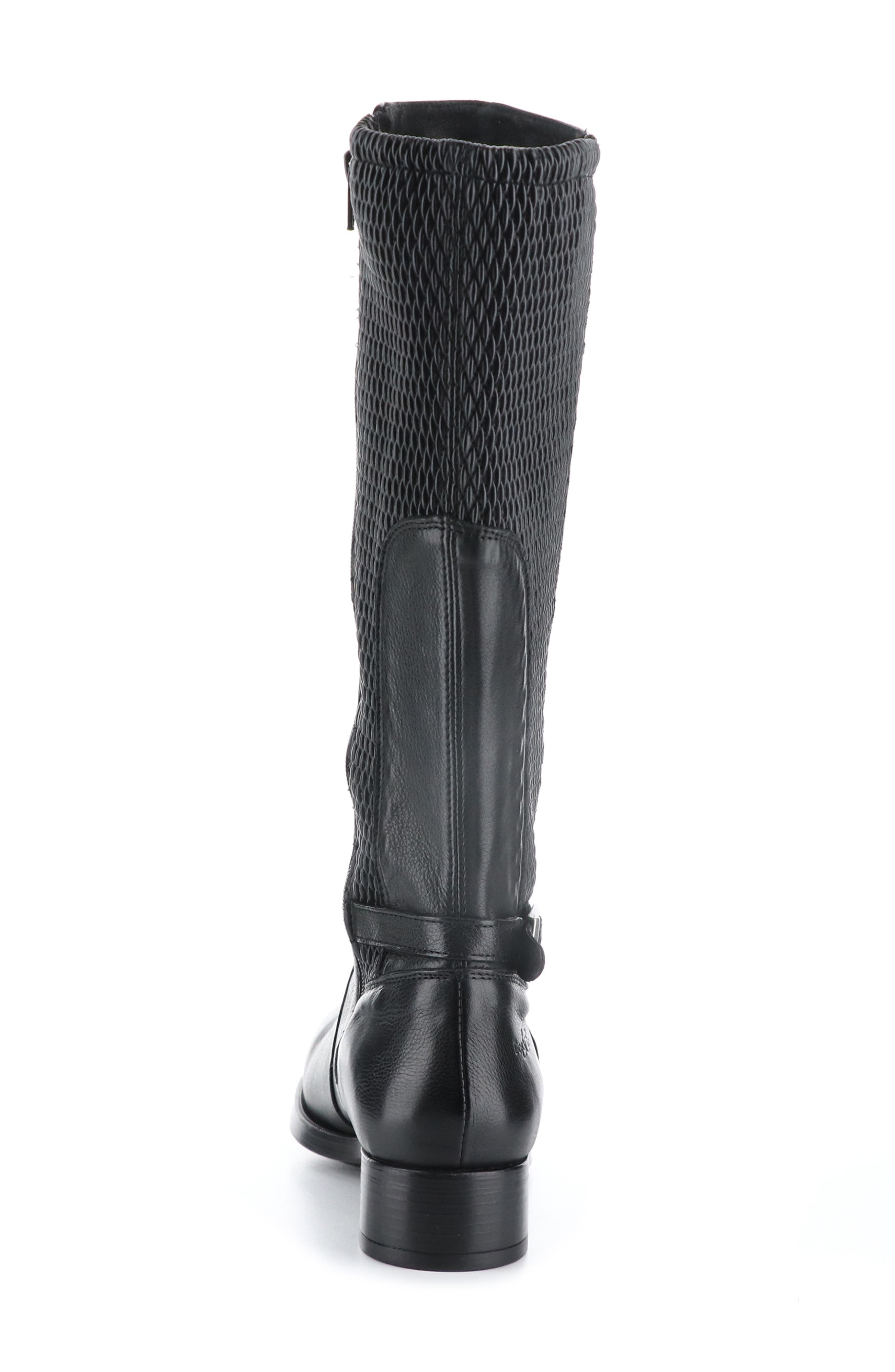 Bawn Waterproof Knee High Boot, Alternate, color, BLACK FEEL LEATHER