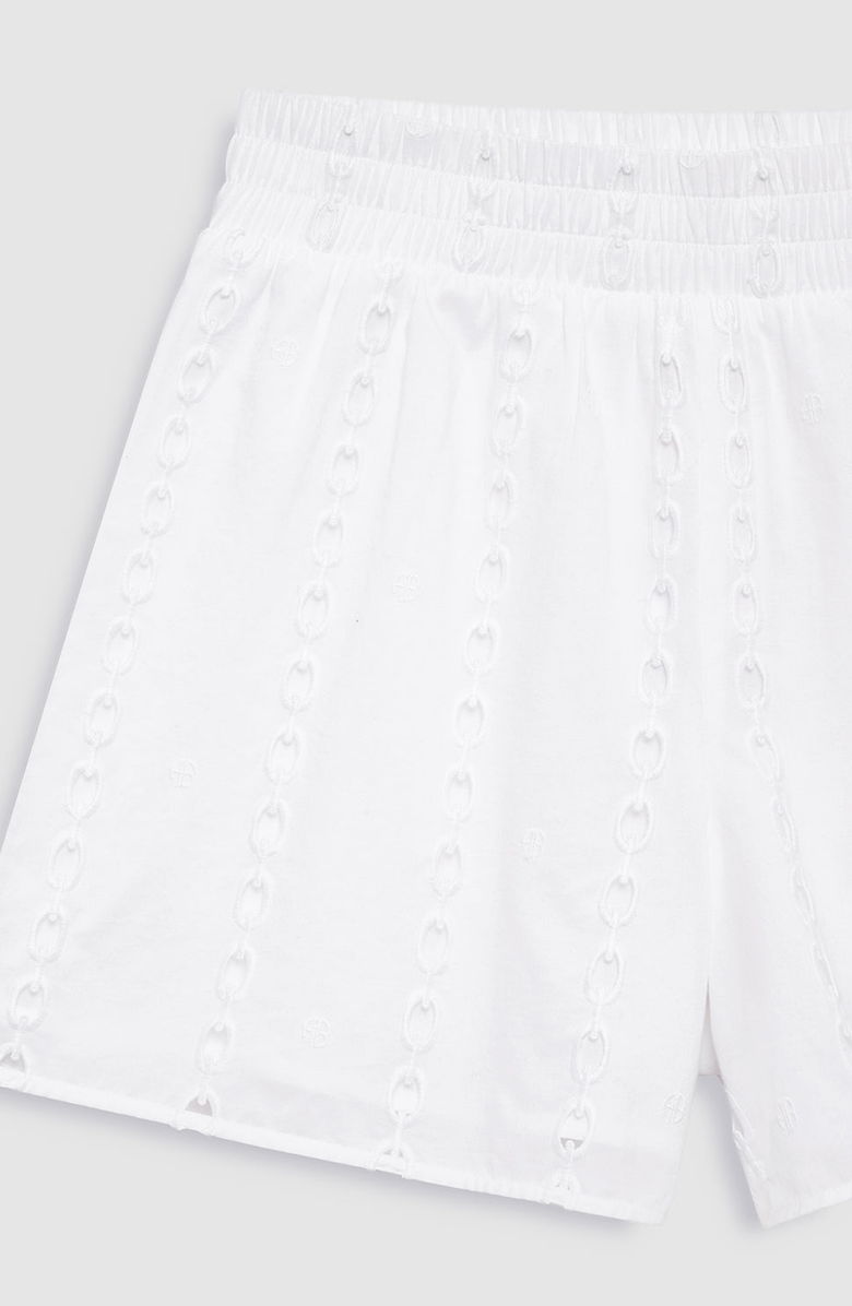 ANINE BING Kam Short, Alternate, color, White