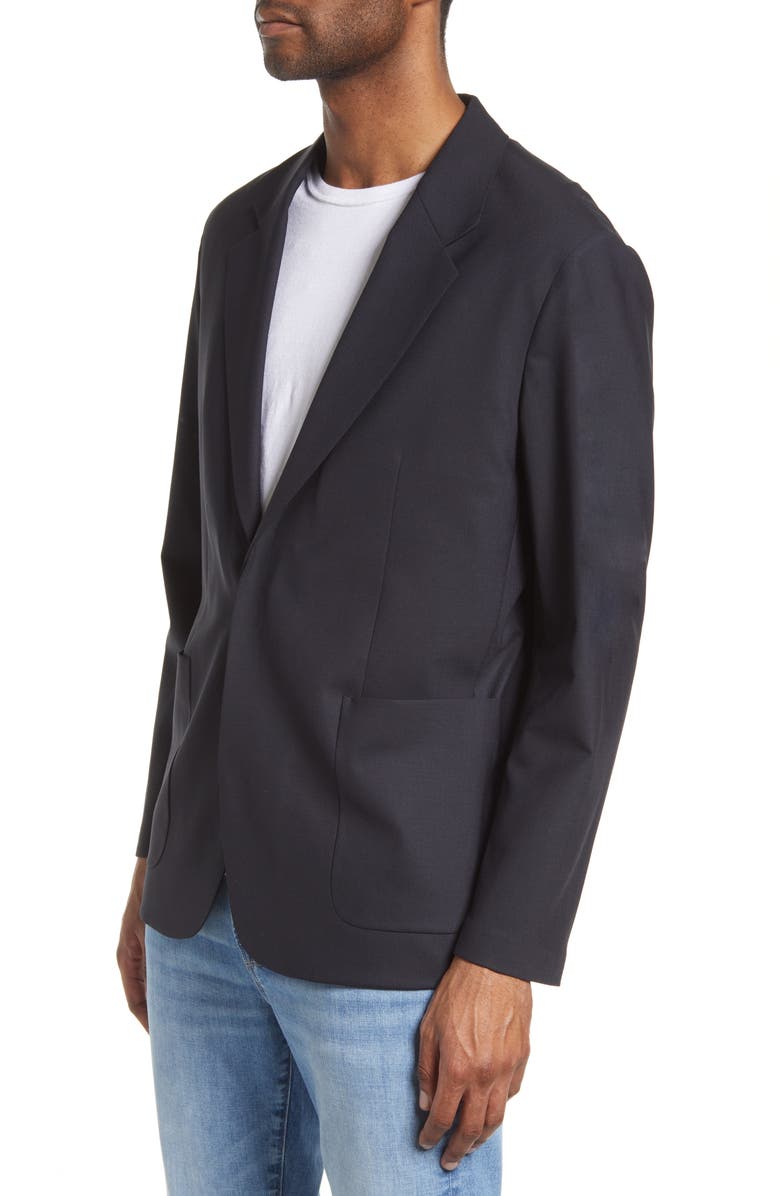 FRAME Unstructured Stretch Wool Blazer, Alternate, color, 