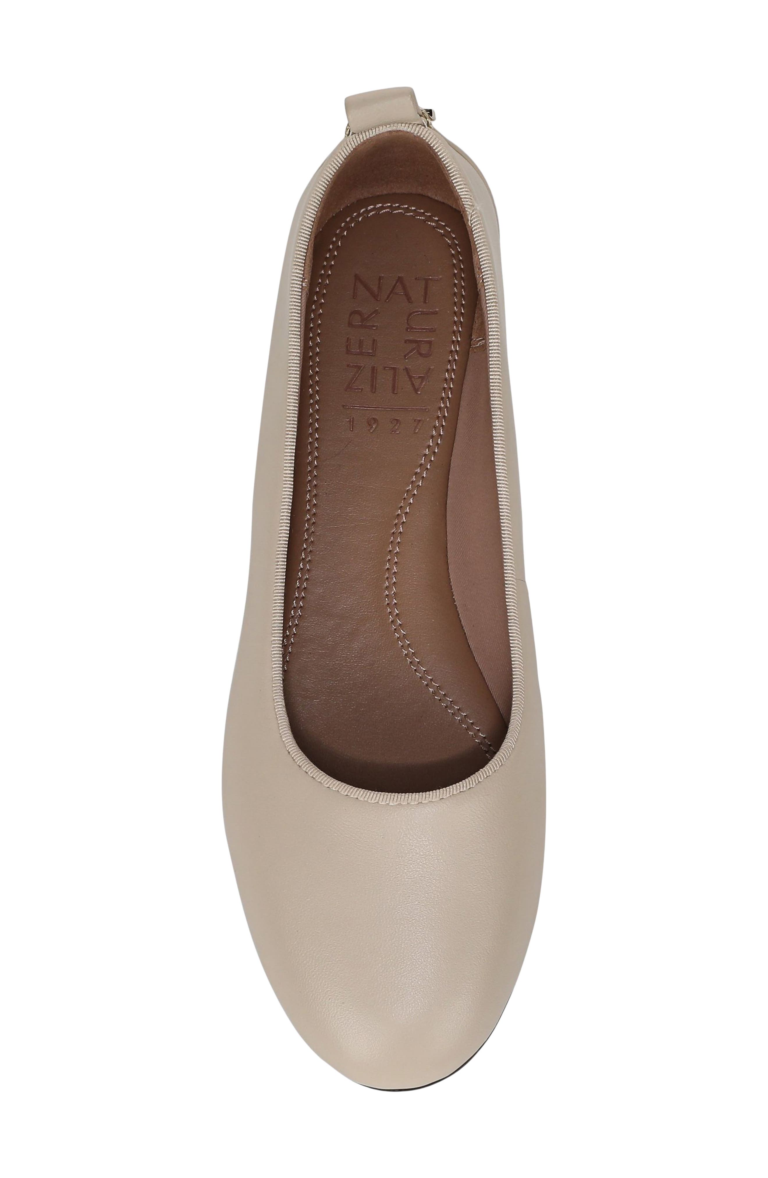 Ava Ballet Flat, Alternate, color, SAND GLOW LEATHER