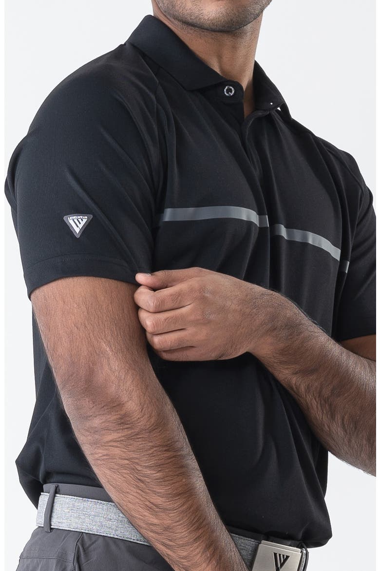 Sector Polo, Alternate, color, BLACK