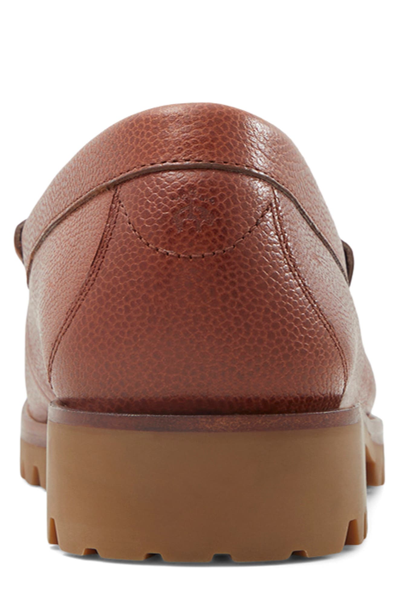 Brooks Brothers Bleecker Lug Sole Penny Loafer, Alternate, color, Brown