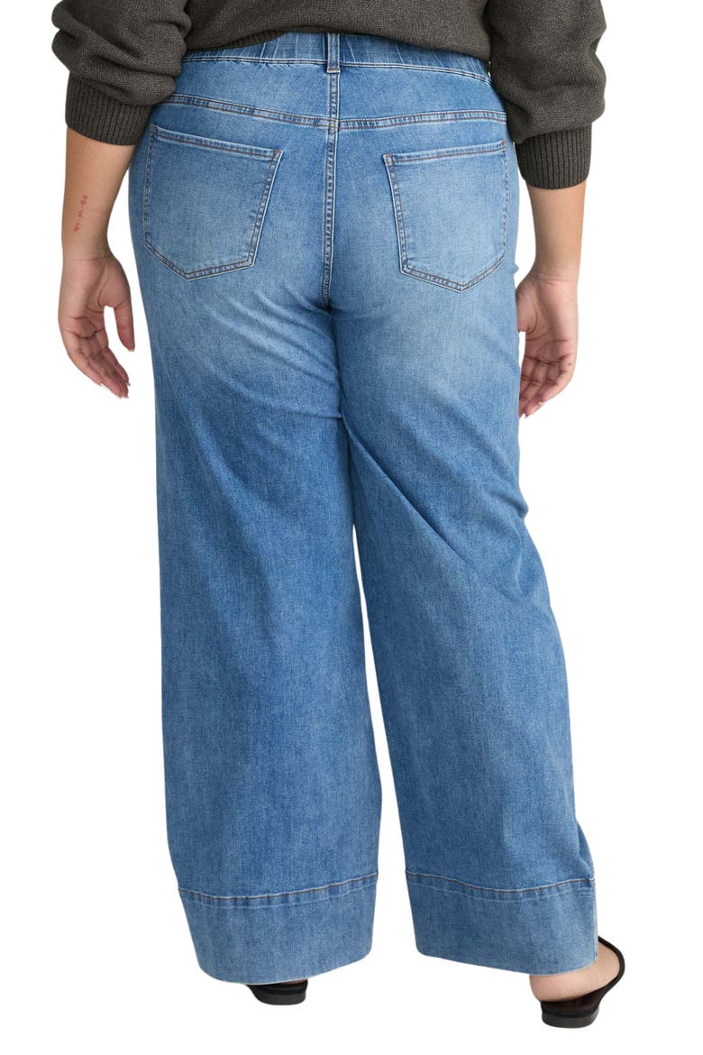 Claudia Wide Leg Jeans, Alternate, color, BLUE BAYOU