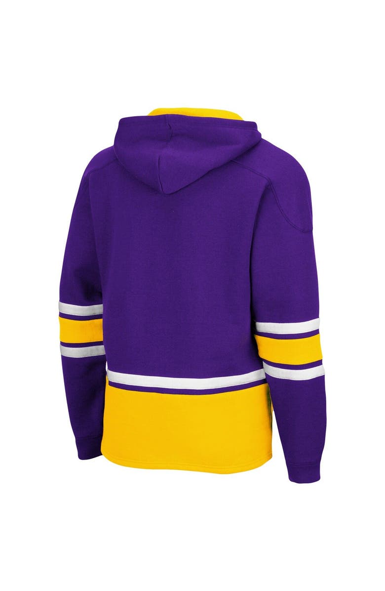 COLOSSEUM Men's Colosseum Purple LSU Tigers Lace Up 3.0 Pullover Hoodie, Alternate, color, Purple