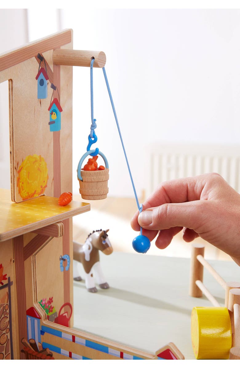 HABA Little Friends Riding Stable, Alternate, color, Multi