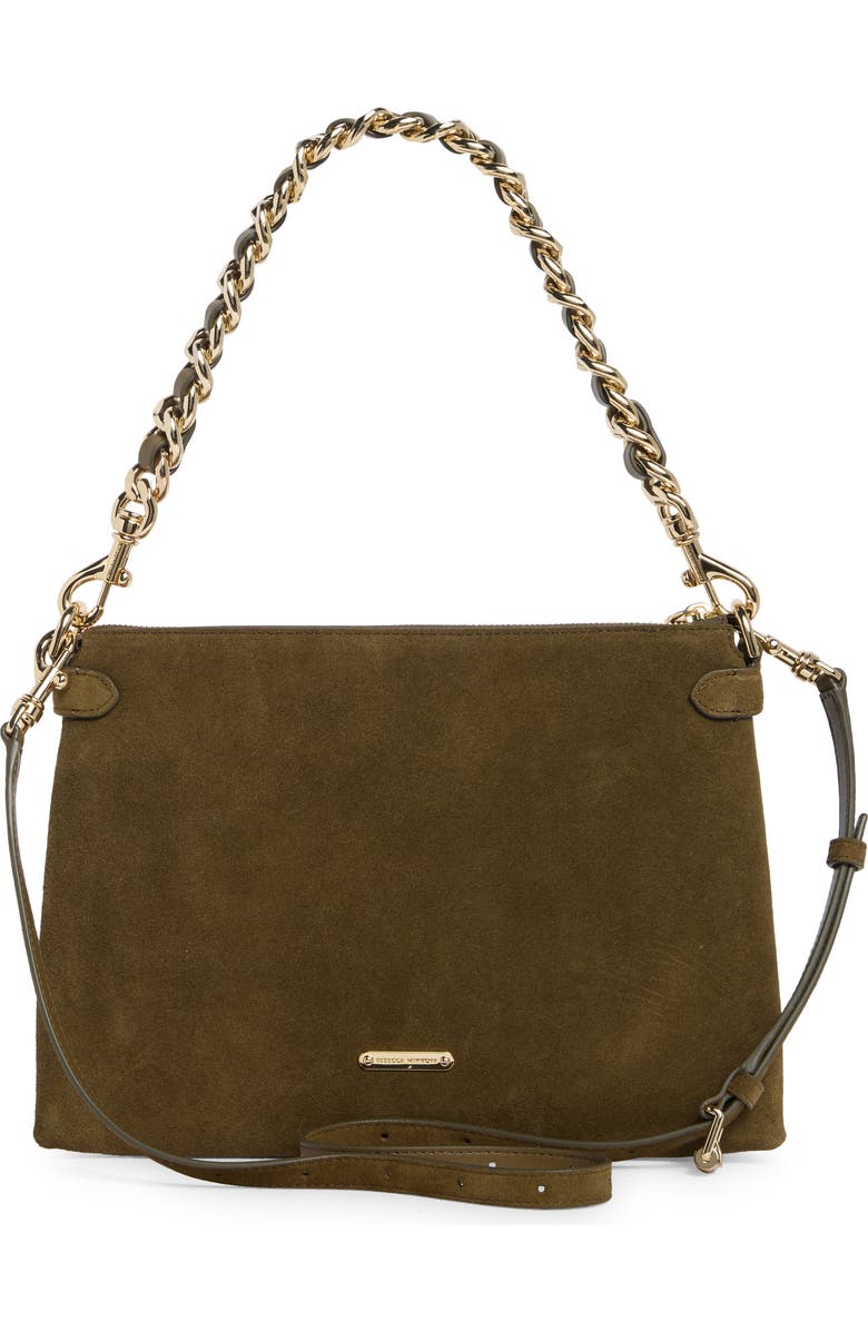Rebecca Minkoff Stevie Shoulder Bag, Alternate, color, Jungle