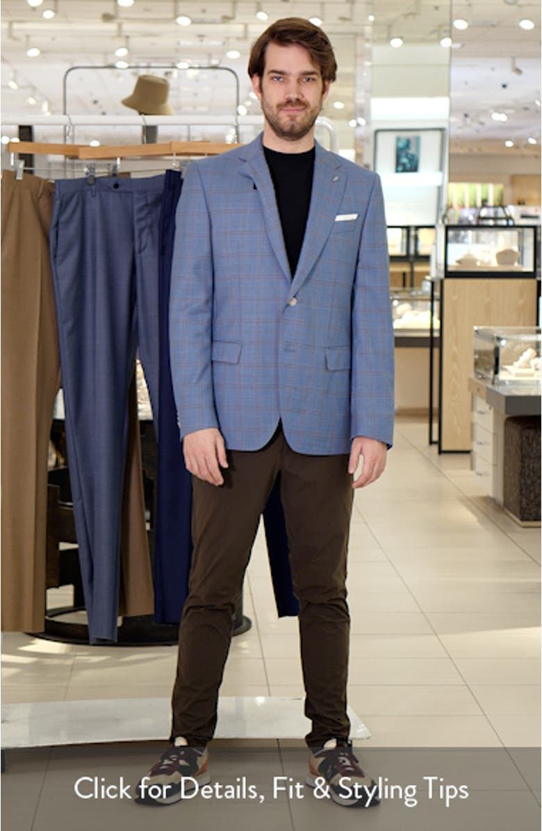 Hutson Plaid Virgin Wool Sport Coat, sales video thumbnail