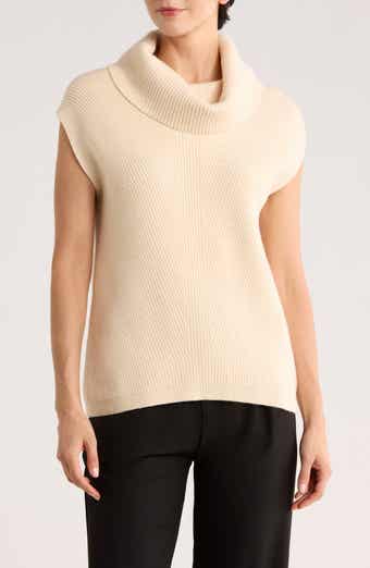 ELIE ELIE TAHARI Sleeveless Turtleneck Sweater