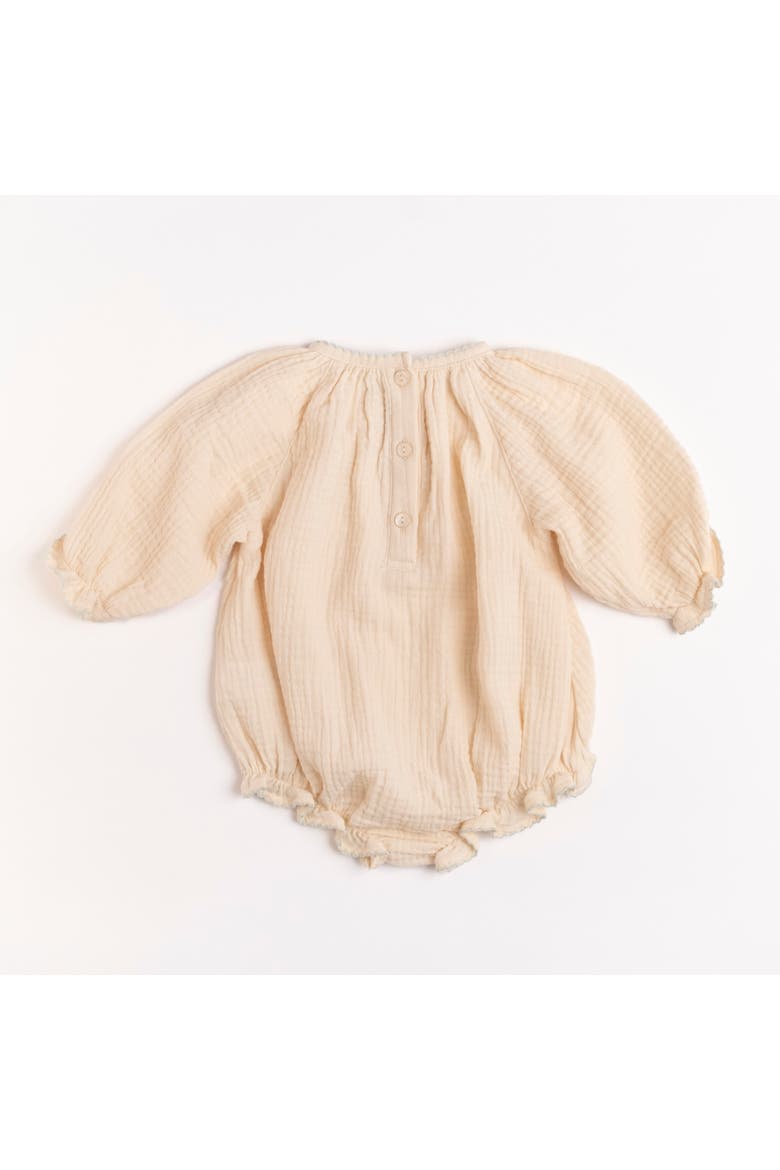 Gauze Romper, Alternate, color, Embroidered Buterflies