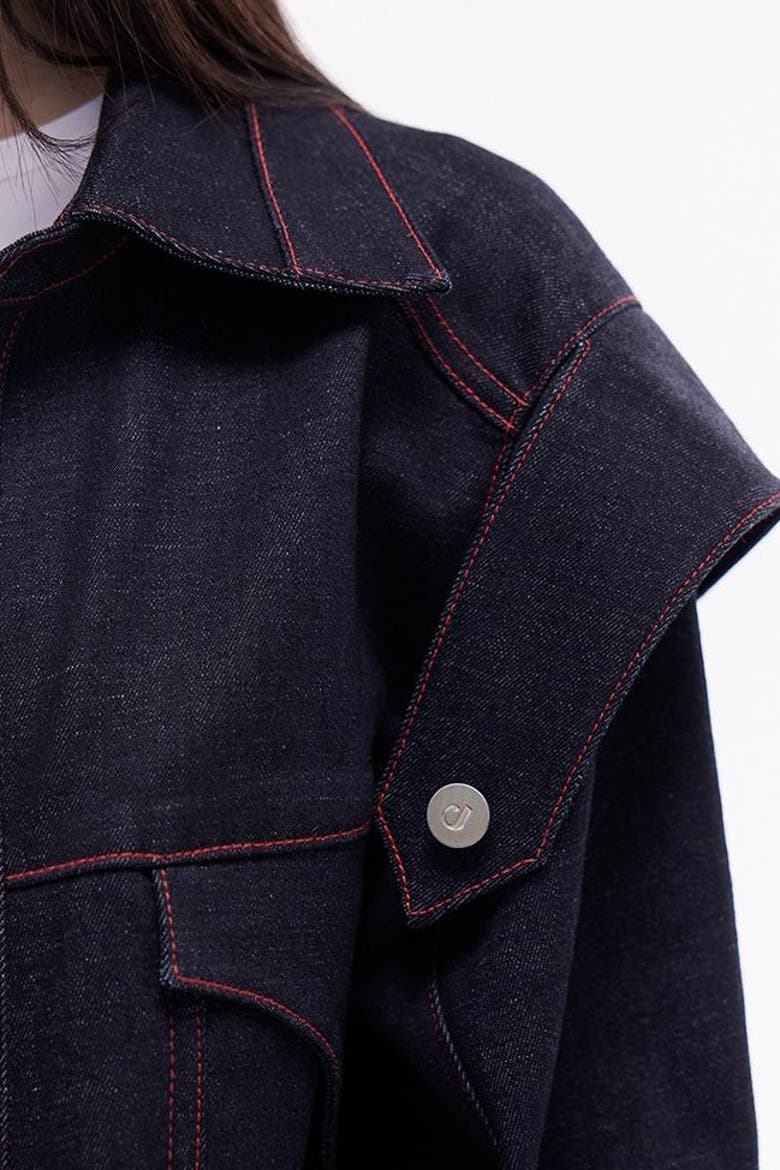 Davidson Oversize Jacket, Alternate, color, Deep Blue