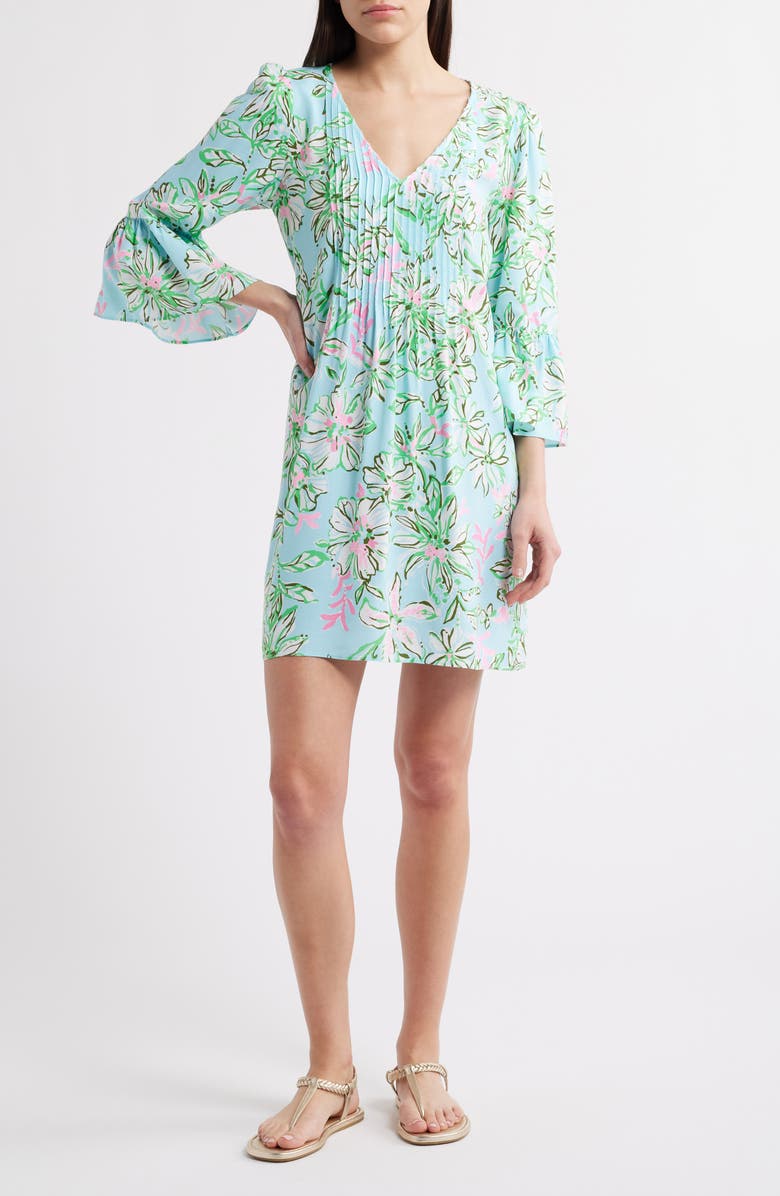 Lilly Pulitzer<sup>®</sup> Danika Floral Minidress, Main, color, Multi Sun Of A Bun