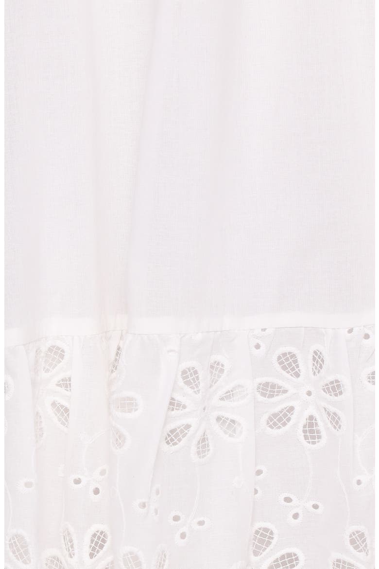 Xana Cotton Maxi Dress, Alternate, color, WHITE BRODERIE