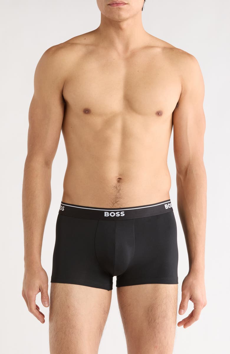 BOSS 3-Pack Sky 2.0 Trunks, Main, color, Black