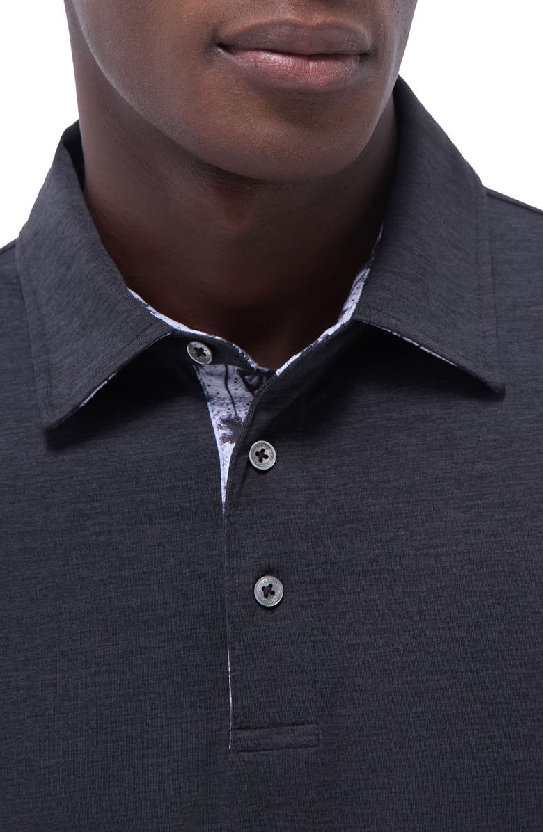 Bugatchi Three-Button Performance Polo, Alternate, color, 