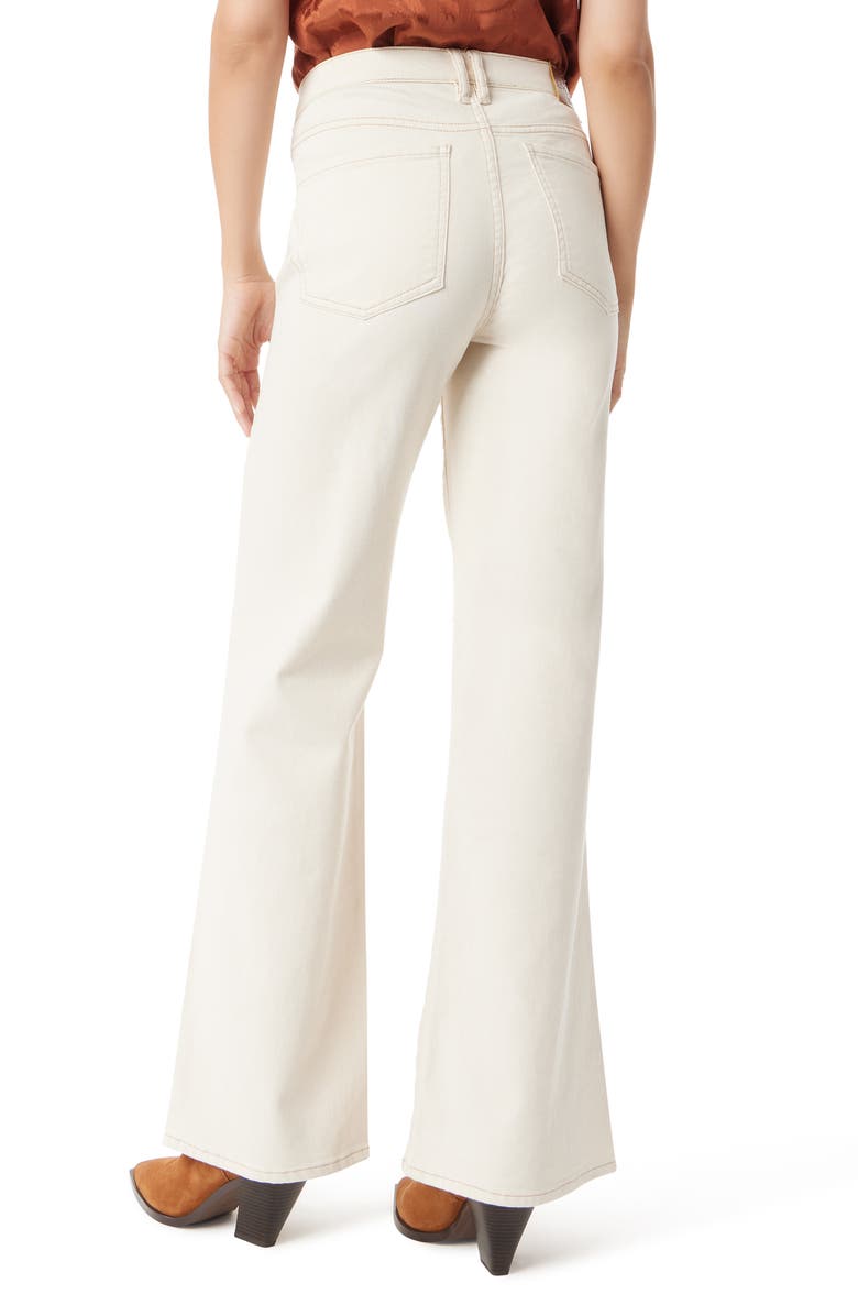 Sam Edelman High Waist Flare Jeans, Alternate, color, Undyed Natural W/ Seed