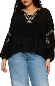 Sanctuary Raye Embroidered Top