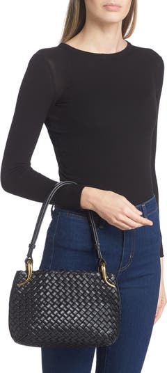 Bottega Veneta Small Clicker Intrecciato Leather Shoulder