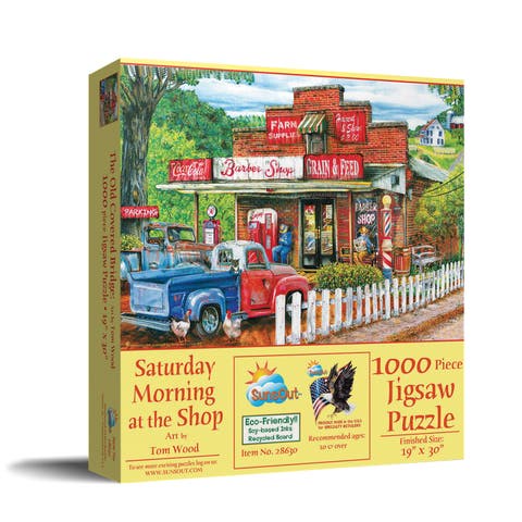 Saturday Morning at the Shop 1000 piece Jigsaw Puzzle for Adults